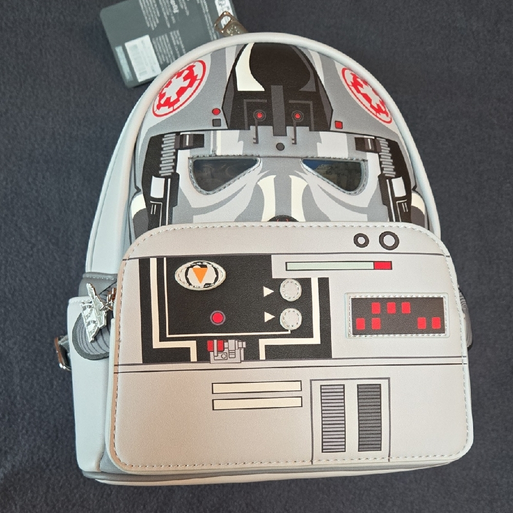 Loungefly Disney Star Wars At At Pilot Helmet Backpack